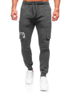 Men's Warm Cargo Sweatpants Graphite Bolf HW2176