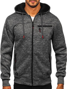 Men’s Warm Hoodie Anthracite Bolf TC1313