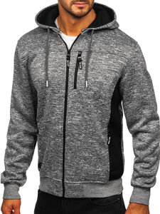 Men’s Warm Hoodie Grey Bolf TC1305