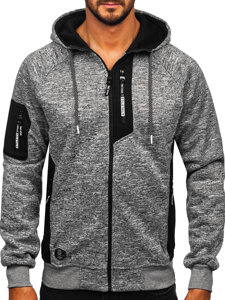 Men’s Warm Hoodie Grey Bolf TC1306