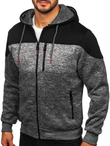 Men’s Warm Hoodie Grey Bolf TC1307