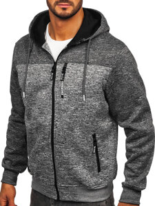 Men’s Warm Hoodie Grey Bolf TC1308