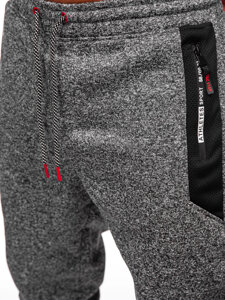 Men’s Warm Joggers Anthracite Bolf Q1100