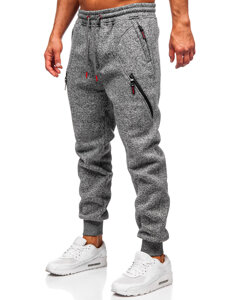 Men’s Warm Joggers Anthracite Bolf Q1104