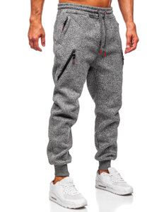 Men’s Warm Joggers Anthracite Bolf Q1104