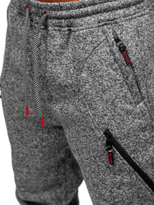 Men’s Warm Joggers Anthracite Bolf Q1104