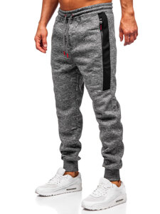 Men’s Warm Joggers Anthracite Bolf Q1201