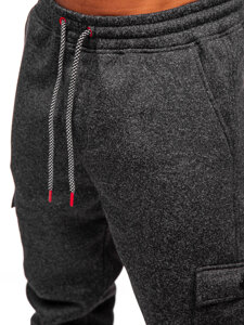 Men’s Warm Joggers Graphite Bolf Q1108