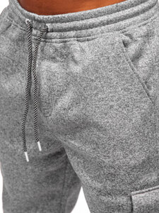 Men’s Warm Joggers Grey Bolf Q1108