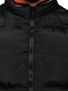 Men's Warm Quilted Gilet Black Bolf 7131