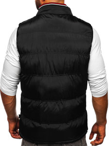 Men's Warm Quilted Gilet Black Bolf 7131