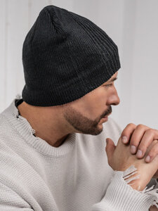 Men’s Warm Winter Beanie Black Bolf 386008