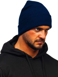 Men's Warm Winter Beanie Navy Blue YW09004M