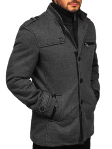 Men's Winter Coat Grey Bolf 2128