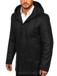 Men's Winter Coat with Hood Black Bolf 79B3-197