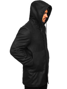 Men's Winter Coat with Hood Black Bolf 79B3-197