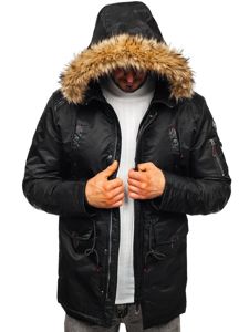 Men's Winter Jacket Black Bolf 1080