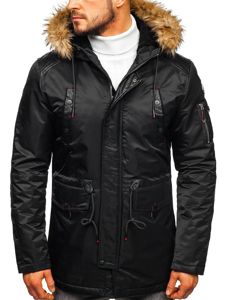 Men's Winter Jacket Black Bolf 1080