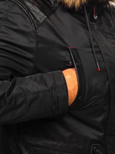 Men's Winter Jacket Black Bolf 1080