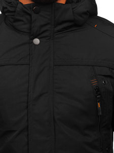 Men's Winter Jacket Black Bolf 2025