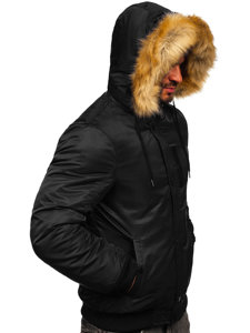 Men's Winter Jacket Black Bolf 2129