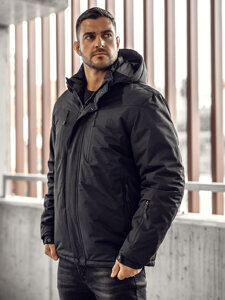 Men's Winter Jacket Black Bolf 22M320A