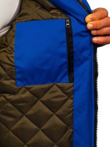 Men's Winter Jacket Blue Bolf 2019005