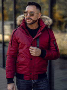 Men's Winter Jacket Claret Bolf 2129