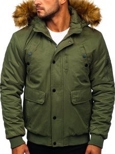 Men's Winter Jacket Green Bolf 1778