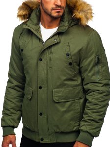 Men's Winter Jacket Green Bolf 1778