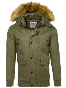 Men's Winter Jacket Green Bolf 1778