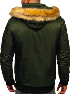 Men's Winter Jacket Green Bolf 2129