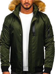 Men's Winter Jacket Green Bolf 2129