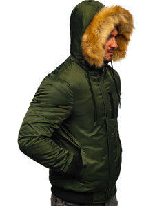 Men's Winter Jacket Green Bolf 2129