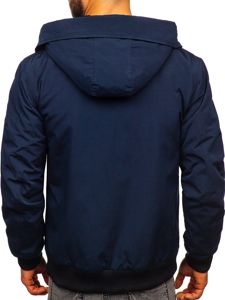 Men's Winter Jacket Navy Blue Bolf 2019005