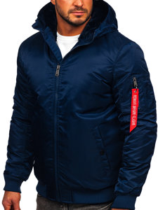 Men's Winter Jacket Navy Blue Bolf 2120