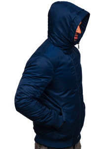 Men's Winter Jacket Navy Blue Bolf 2120