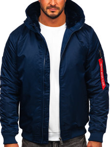 Men's Winter Jacket Navy Blue Bolf 2120