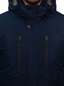 Men’s Winter Jacket Navy Blue Bolf 22M320