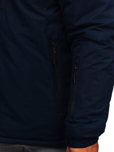 Men’s Winter Jacket Navy Blue Bolf 22M320