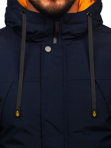 Men's Winter Jacket Navy Blue Bolf 27M8100