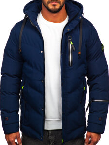 Men's Winter Jacket Navy Blue Bolf 5M3137