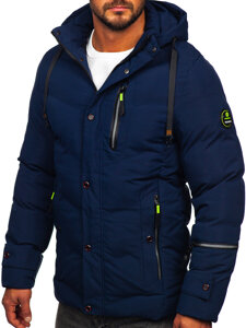 Men's Winter Jacket Navy Blue Bolf 5M3137