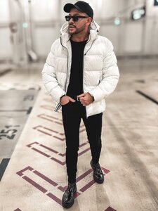 Men's Winter Jacket White Bolf 9978