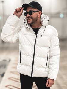 Men's Winter Jacket White Bolf 9978