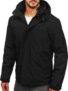 Men’s Winter Jacket with lining Black Bolf 5M3262