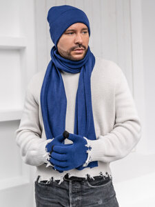 Men's Winter Pack - Beanie, Scarf, Gloves Cobalt Bolf 2025007