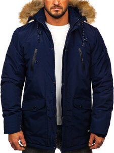 Men's Winter Parka Alaska Jacket Inky Bolf WX032D