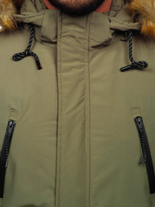 Men's Winter Parka Alaska Jacket Khaki Bolf WX032B