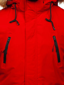 Men's Winter Parka Alaska Jacket Red Bolf WX032A